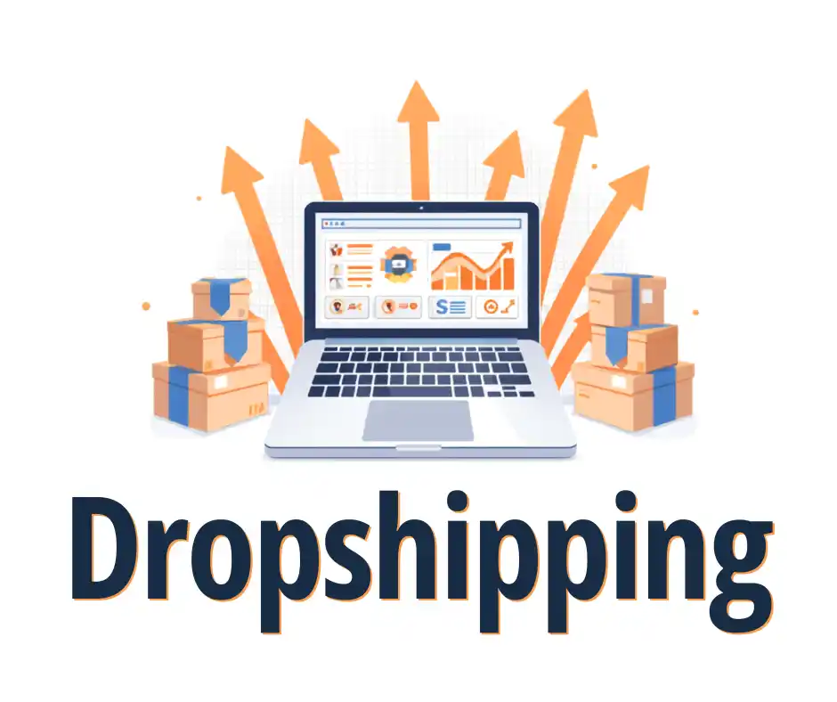 Kenyan entrepreneur managing e-commerce inventory and logistics in modern office
